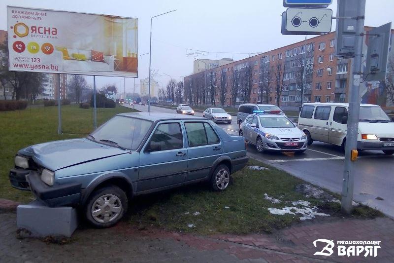 «влетел» в дорожный контроллер