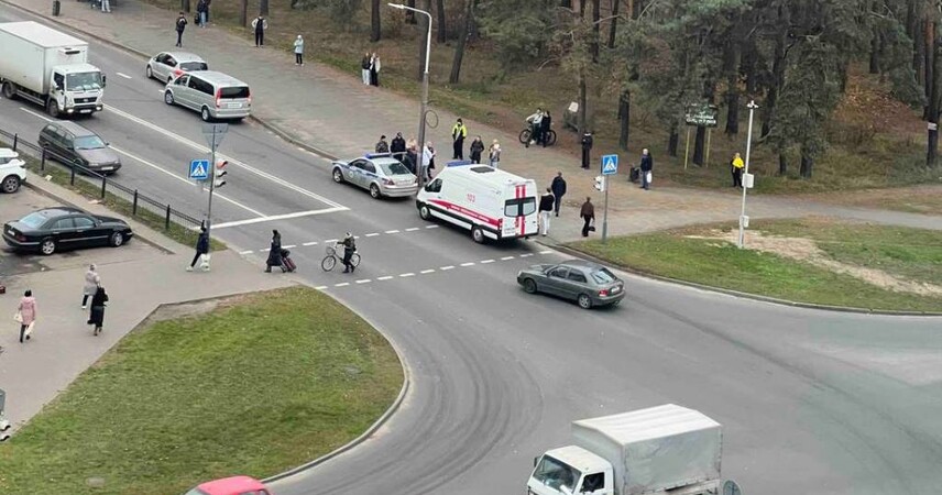 Ребёнок пострадал в ДТП возле остановки «Лесопарк» в Пинске