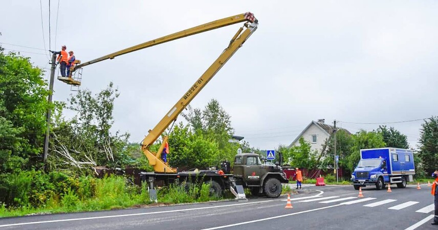 Шторм в Пинском районе: помощник Президента оценил ход восстановления