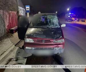 Смертельное ДТП в Пинске: водитель Peugeot сбил пожилую женщину на переходе по ул. Я.Мавра