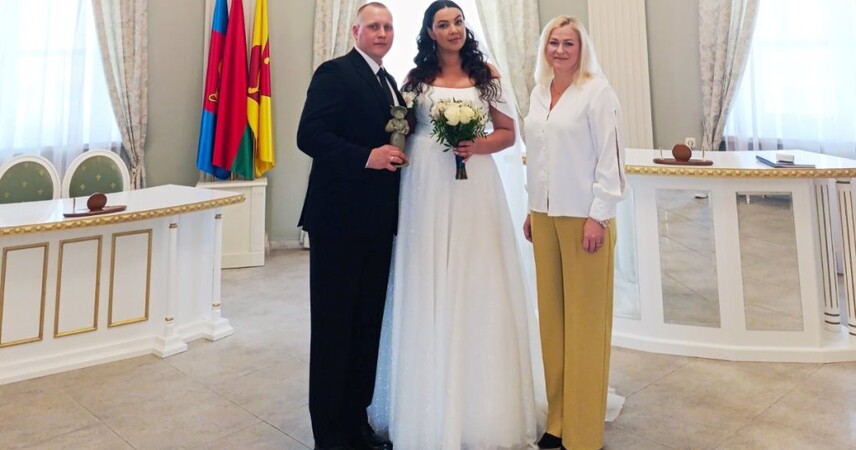 В Пинске в день 928-летия зарегистрировали девять новых семей