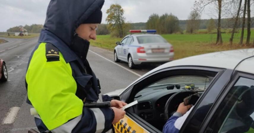 ГАИ проводит рейды в Пинском районе: проверки продлятся до 26 октября
