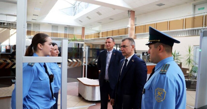 Состояние дел на белорусско-польской границе оценил Председатель Государственного таможенного комитета
