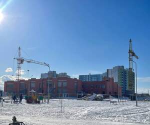 В Пинске строят первую школу-сад