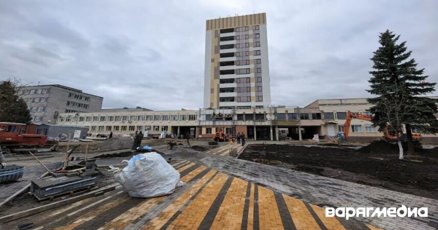 В ускоренном режиме: реконструкция Пинской центральной больницы выходит на финишную прямую