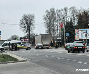 В Пинске следственный эксперимент на перекрёстке вызвал задержку движения транспорта