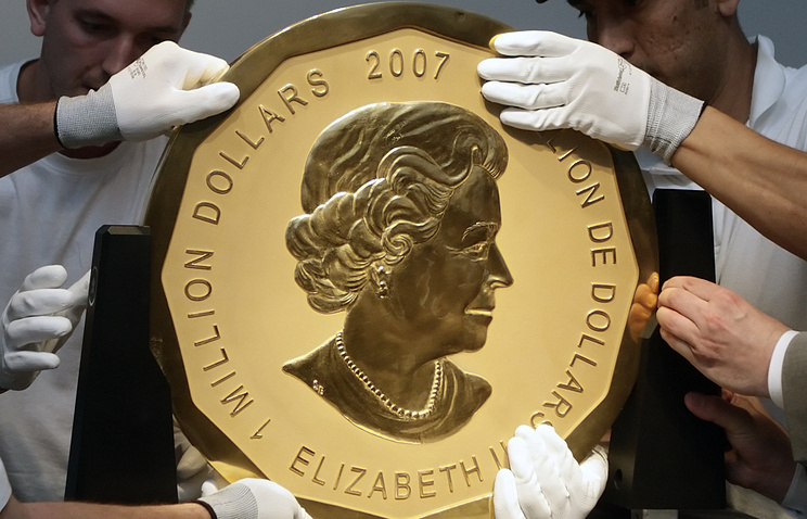 из музея Боде похитили 100-килограммовую золотую монету