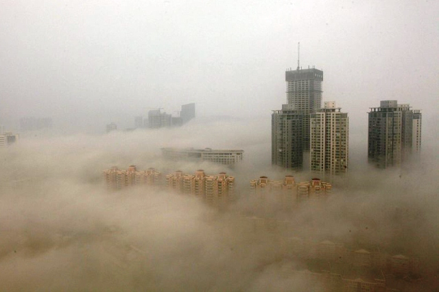 смог в Пекине