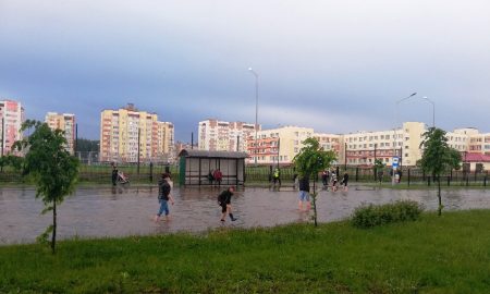 после дождя в Пинске 21 мая - фото