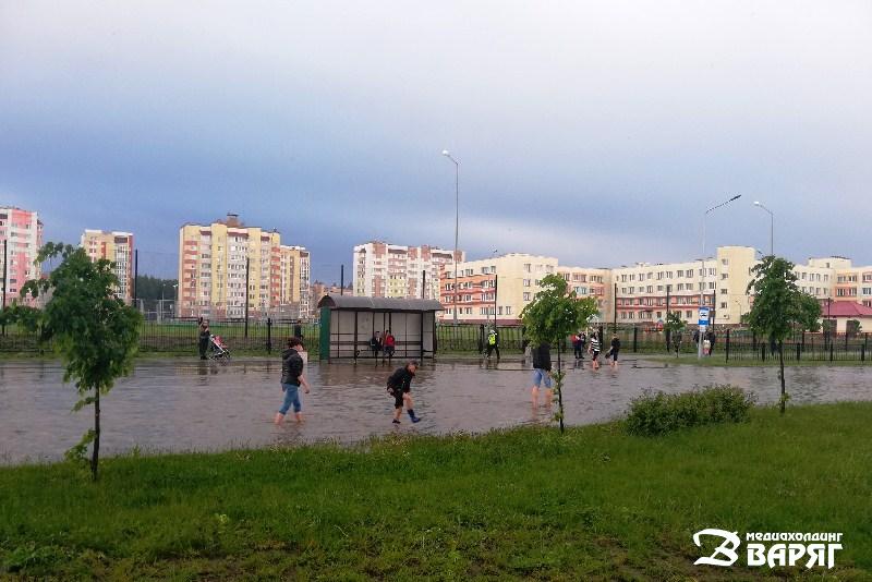 после дождя в Пинске 21 мая - фото