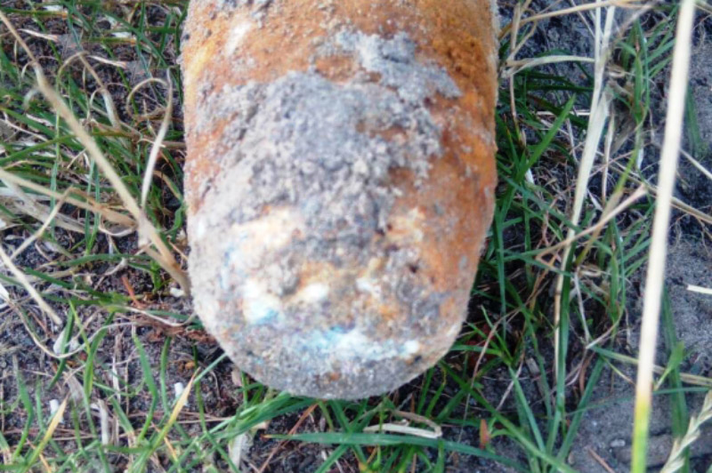 Артиллерийский снаряд времен ВОВ обнаружен в Пинске
