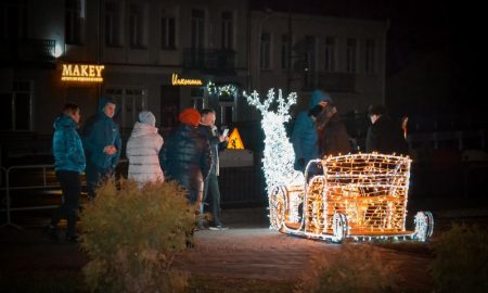 Празднование новогодней ночи в Пинске - фото