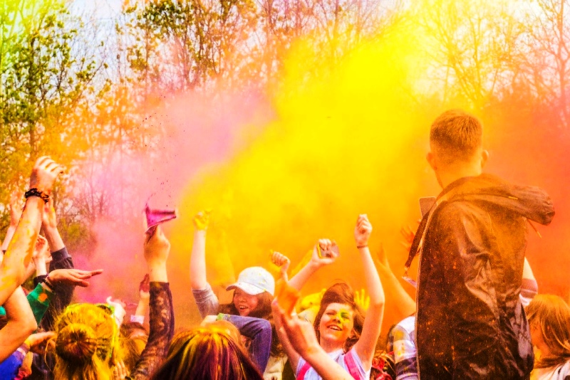 Фестиваль красок в Пинске - фото