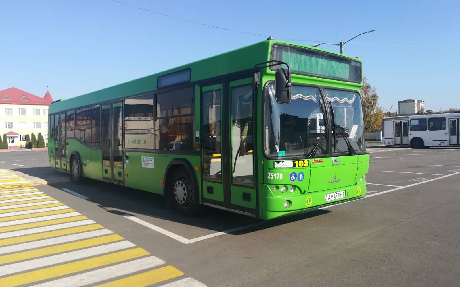 Изменения расписания пригородных автобусов Пинск
