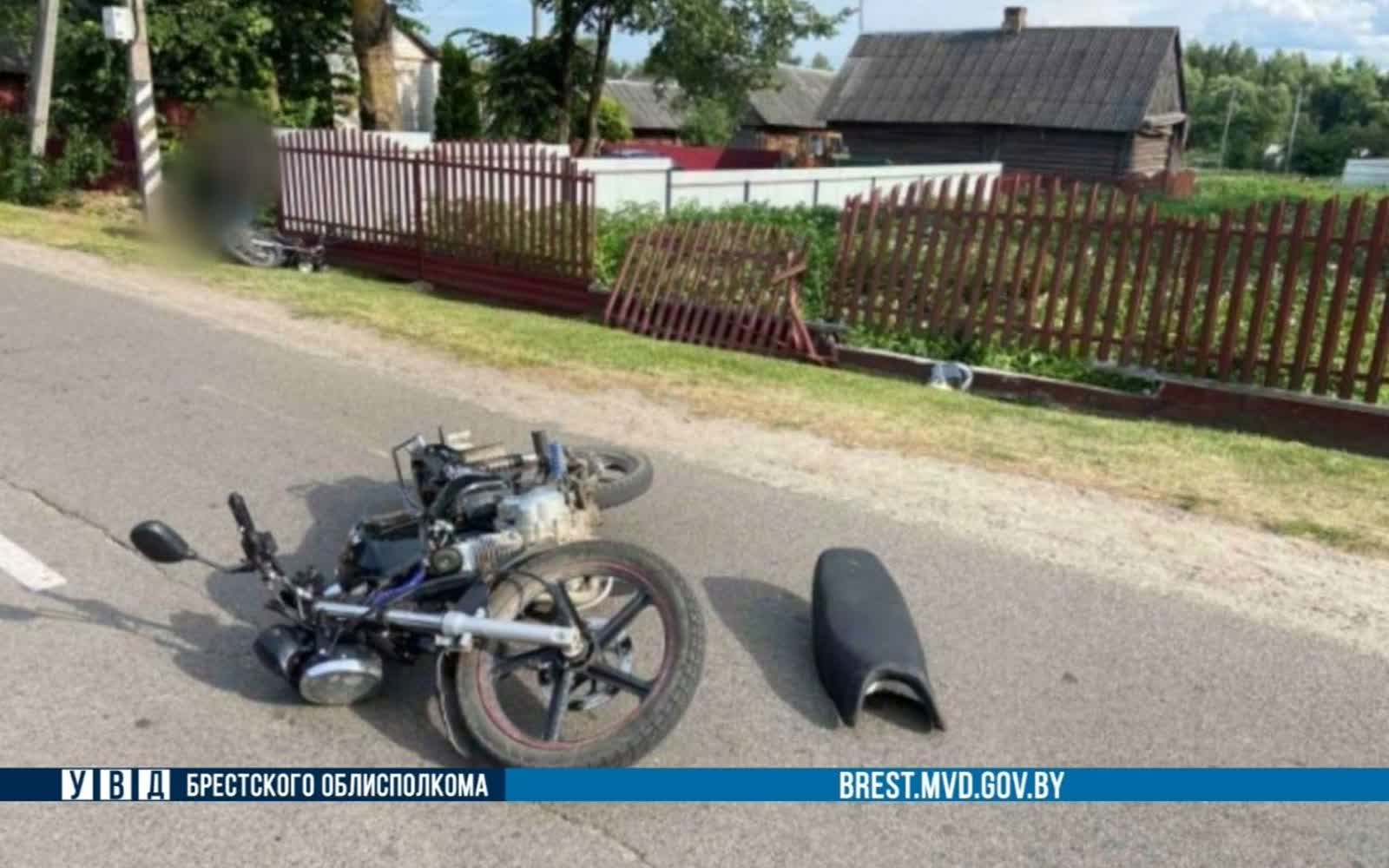 ДТП с несовершеннолетними мотоциклистами Столинский район 5 июля 2026