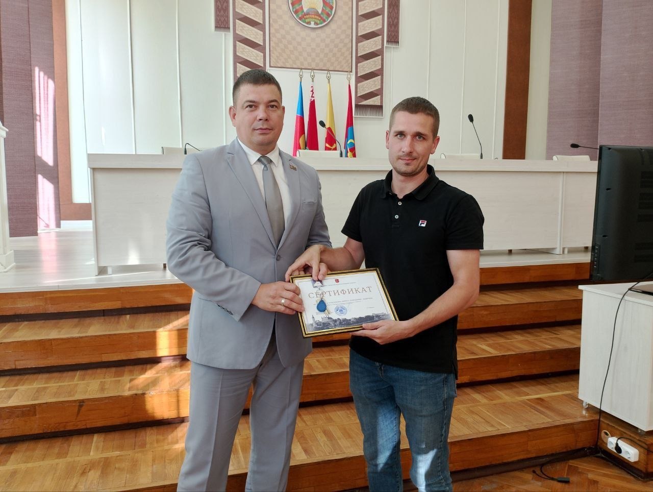 Вручение ключей от квартир в Пинске