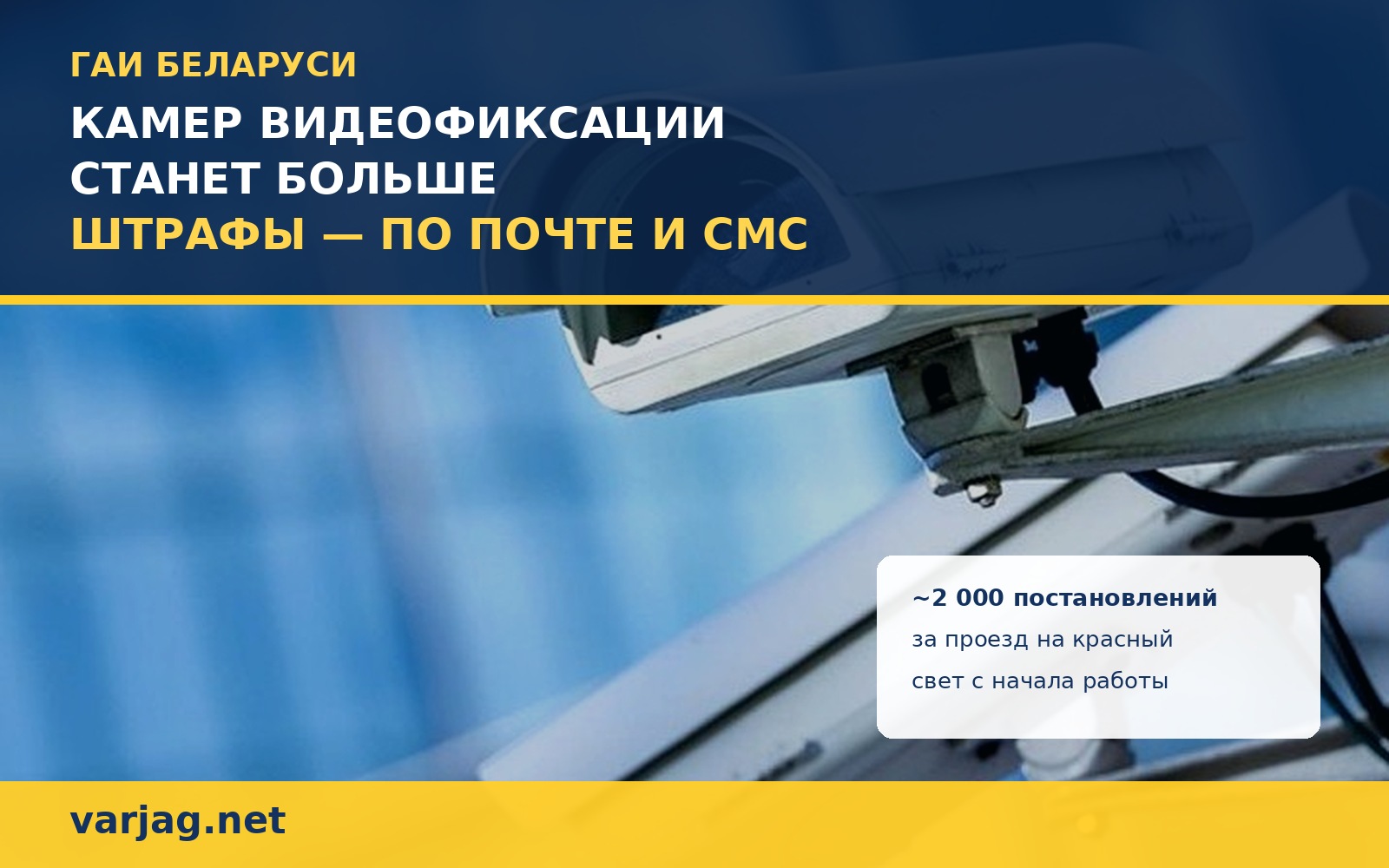 Камеры автоматической фиксации нарушений ПДД на белорусских дорогах