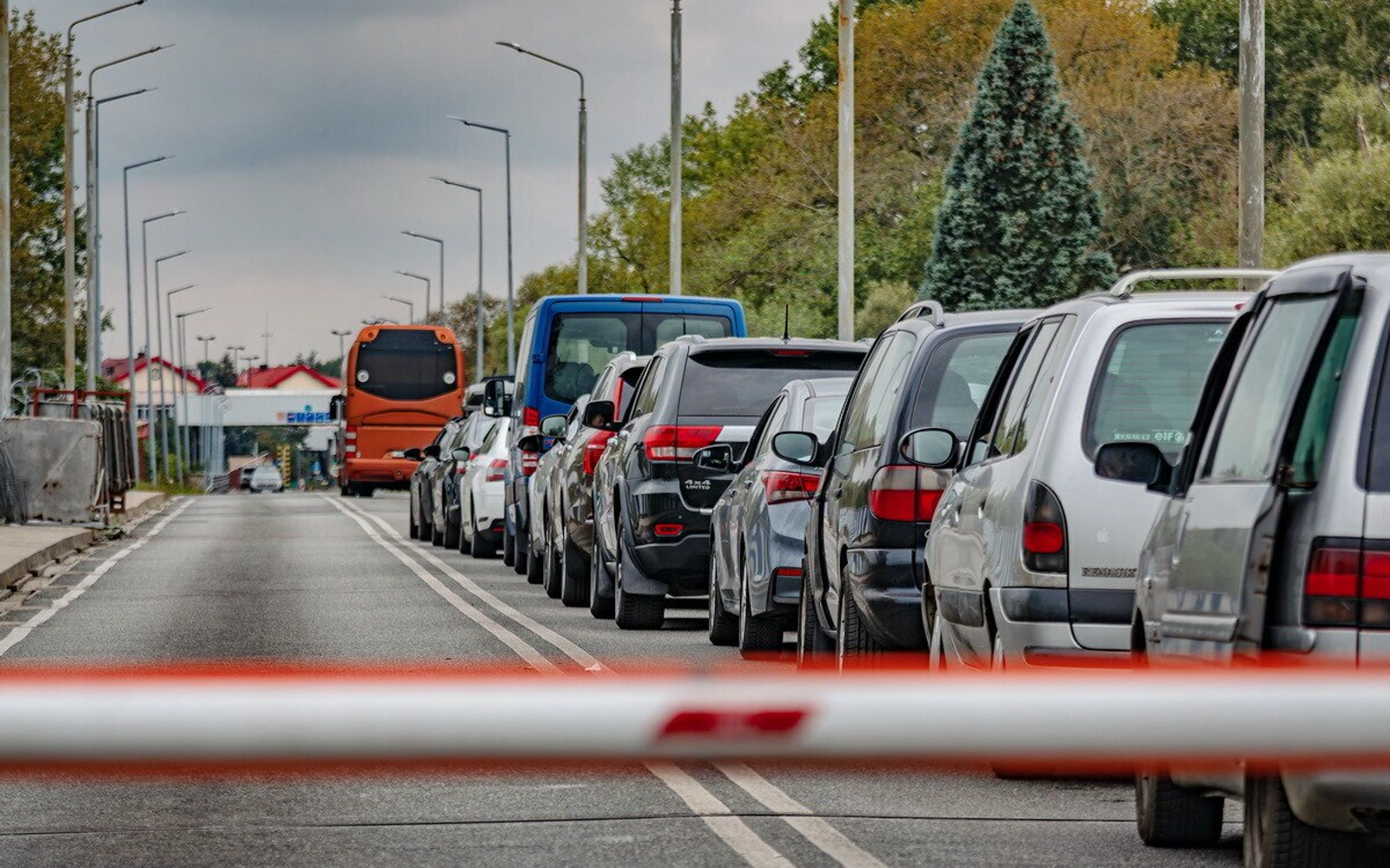 Электронная очередь на границе Беларуси