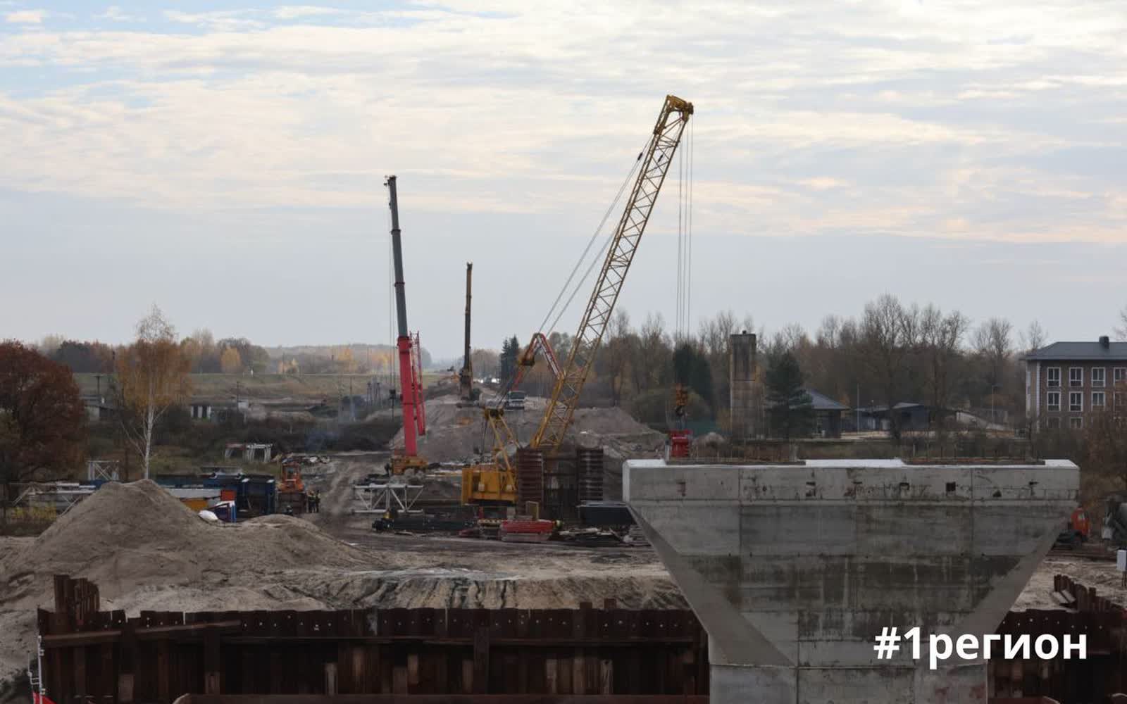 Строительство нового моста через Припять между Лунинецким и Столинским районами